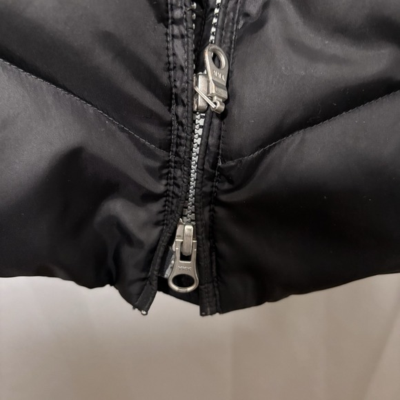 Eddie Bauer Black Goose Down Puffer Long Jacket EB550 Fill Power XL No Hood - Picture 5 of 8